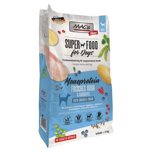 MACs Monoprotein frisches Huhn 3 kg