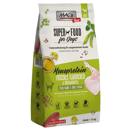 MACs Monoprotein frisches Kaninchen 12 kg