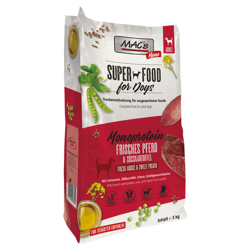MACs Monoprotein frisches Pferd 3 kg