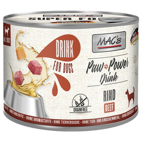 Abbildung MACs Paw Power Drink Rind 200 g - 6 Stck fr Hunde