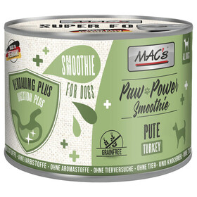 Abbildung MACs Paw Power Smoothie Pute - Verdauung Plus 200 g - 6 Stck fr Hunde