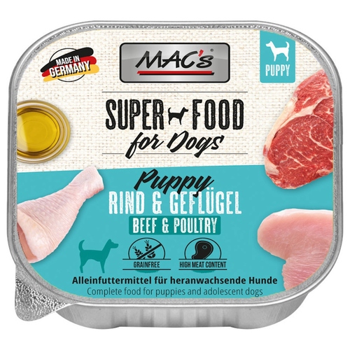 MACs Puppy Rind & Geflügel 150 g - 10 Stück