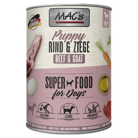 Abbildung MACs Puppy Rind & Ziege 800 g - 6 Stck