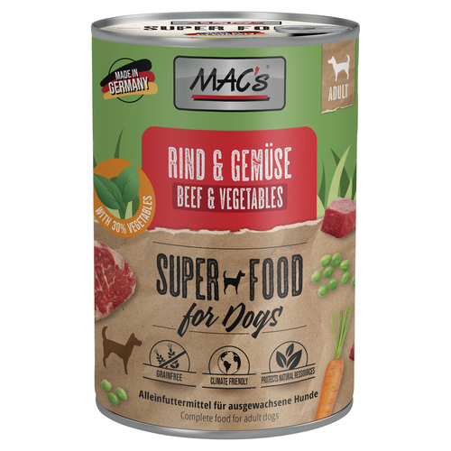 MACs Rind & Gemüse 400 g - 6 Stück