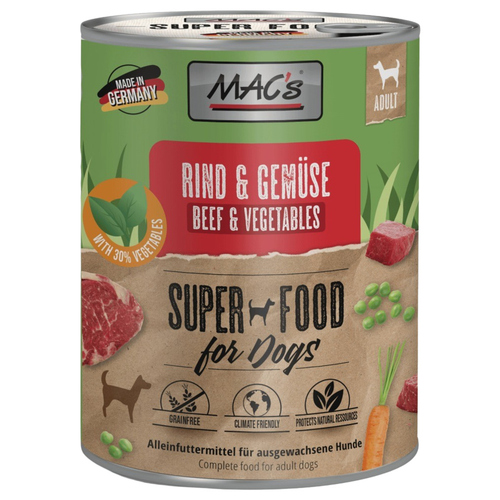 MACs Rind & Gemüse 800 g - 6 Stück