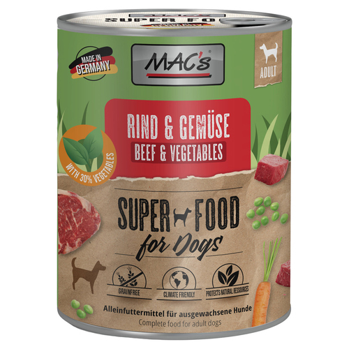 MACs Rind & Gemüse 800 g - 6 Stück