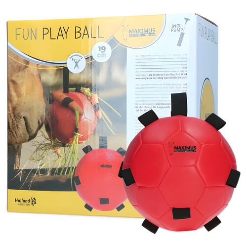 weitere Abbildung Maximus Fun Play Ball mit Schlaufe rot