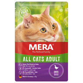 Abbildung Mera Cat Adult mit Ente 85 g - 12 Stck