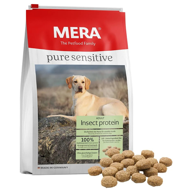 Mera Dog Pure Sensitive Insect Protein 1kg | Glutenfrei