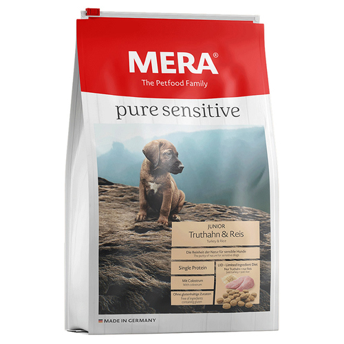 Mera Dog Pure Sensitive Junior Truthahn & Reis 4 kg