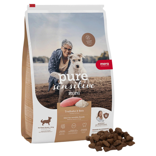Mera Dog Pure Sensitive Mini Truthahn & Reis 1 kg