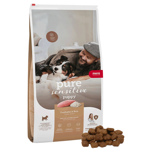 Mera Dog Pure Sensitive Puppy Truthahn & Reis 4 kg