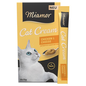 Abbildung Miamor Cream Chicken-Cheese 6 x 15 g - 11 Stck