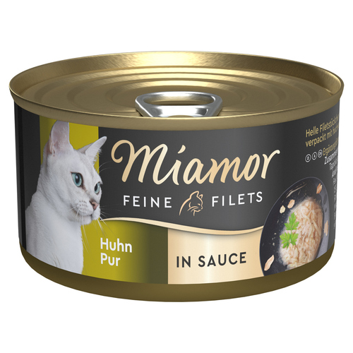 Miamor Feine Filets Huhn Pur in Sauce 85 g - 24 Stück