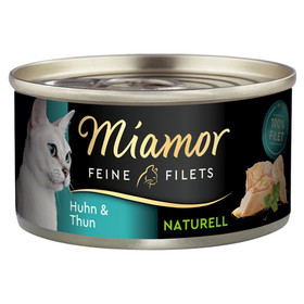 Abbildung Miamor Feine Filets Naturelle mit Huhn & Thunfisch 80 g - 24 Stck