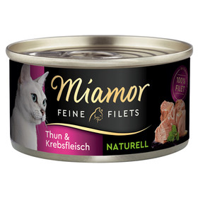 Abbildung Miamor Feine Filets Naturelle mit Thunfisch & Krebsfleisch 80 g - 24 Stck