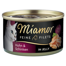 Abbildung Miamor Feine Filets mit Huhn & Schinken in Sauce 100 g - 24 Stck