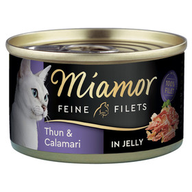 Abbildung Miamor Feine Filets mit Thunfisch & Calamari in Jelly 100 g - 24 Stck