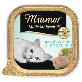 Abbildung Miamor Milde Mahlzeit mit Geflgel & Forelle 100 g - 16 Stck