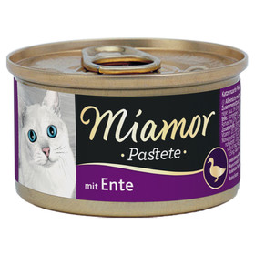 Abbildung Miamor Pastete mit Ente 85 g - 12 Stck