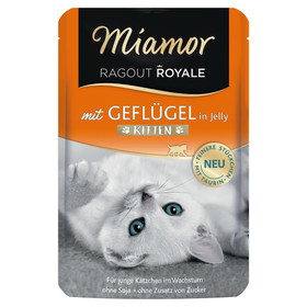 Abbildung Miamor Ragout Royale Kitten mit Geflgel in Jelly 100 g - 22 Stck