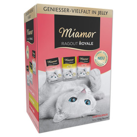 Abbildung Miamor Ragout Royale Multibox in Jelly, Pute, Lachs, Kalb 12 x 100 g - 4 Stck