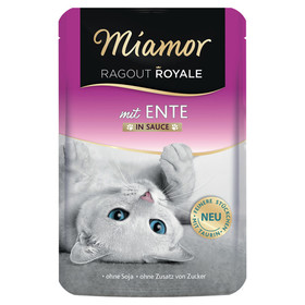 Abbildung Miamor Ragout Royale mit Ente in Sauce 100 g - 22 Stck
