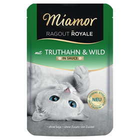 Abbildung Miamor Ragout Royale mit Truthahn & Wild in Sauce 100 g - 22 Stck