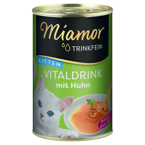 Miamor Trinkfein Vitaldrink Kitten mit Huhn 135 ml - 24 Stück