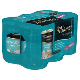 Abbildung Miamor Trinkfein Vitaldrink Thunfisch Sixpack 6 x 135 ml - 4 Stck