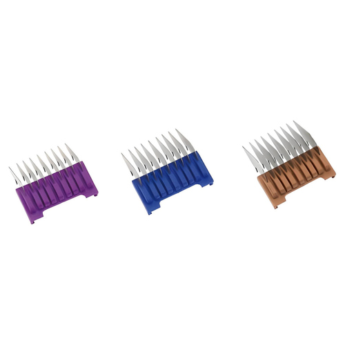 Moser Scherkopf Aufsteckkämme Edelstahl Set