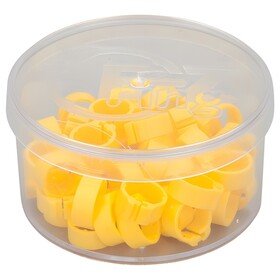 Abbildung Natural Ringe aus Plastik (100 Stck)