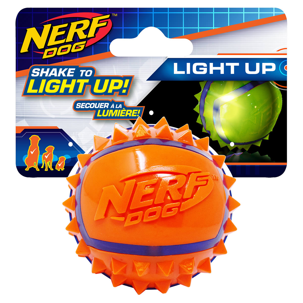 Nerf Dog LED Spike Ball