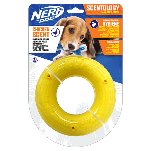 weitere Abbildung Nerf Dog Scentology Solid Core Ring mit Huhn