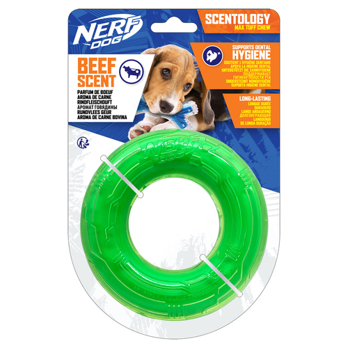 weitere Abbildung Nerf Dog Scentology Solid Core Ring mit Rind