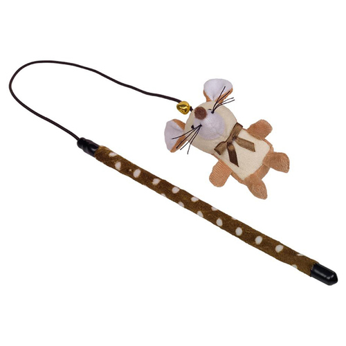 Nobby Angel mit Plüschbezug und Plüschmaus