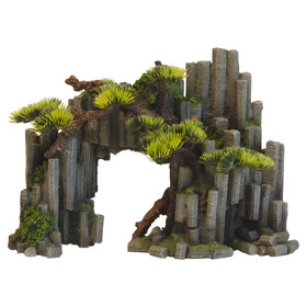 Abbildung Nobby Aquariendekoration Aqua Ornaments Felsformation mit Pflanzen