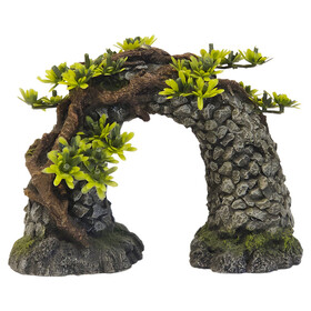 Abbildung Nobby Aquariendekoration Aqua Ornaments Steinbogen mit Pflanzen