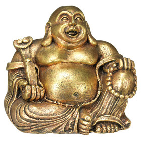 Abbildung Nobby Aquariendekoration Buddha goldfarben