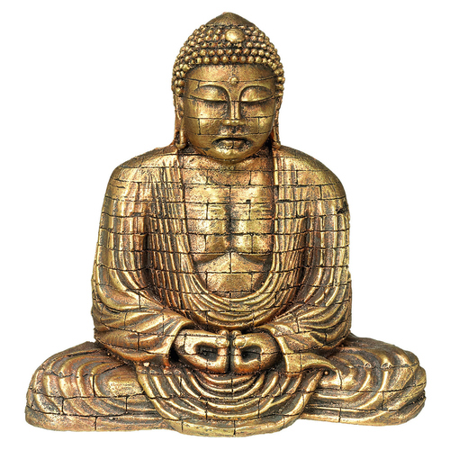 Nobby Aquariendekoration Buddha goldfarben betend