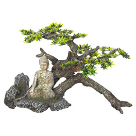Abbildung Nobby Aquariendekoration Buddha mit Pflanzen