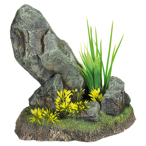 Nobby Aquariendekoration Felsen mit Pflanzen