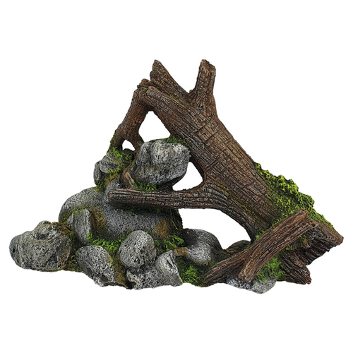 Nobby Aquariendekoration Holz mit Fels