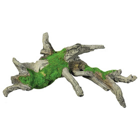 Abbildung Nobby Aquariendekoration Holz mit Moos grau