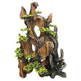 Abbildung Nobby Aquariendekoration Holz mit Pflanzen braun