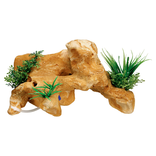 Nobby Aquariendekoration Lava-Fels mit Pflanzen, liegend