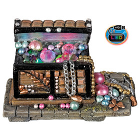 Abbildung Nobby Aquariendekoration Schatztruhe mit LED