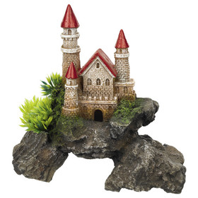 Abbildung Nobby Aquariendekoration Schloss mit Pflanzen