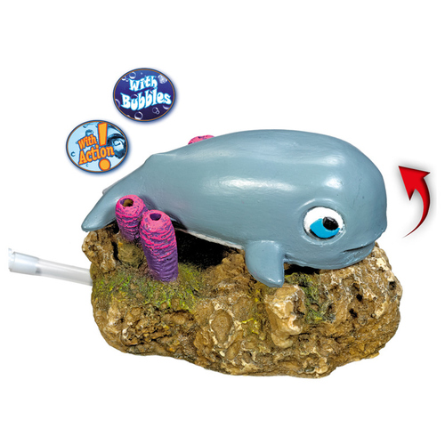Nobby Aquariendekoration Wal mit Ausströmer