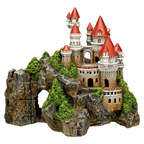 Nobby Aquariendekoration großes Schloss auf Felsen